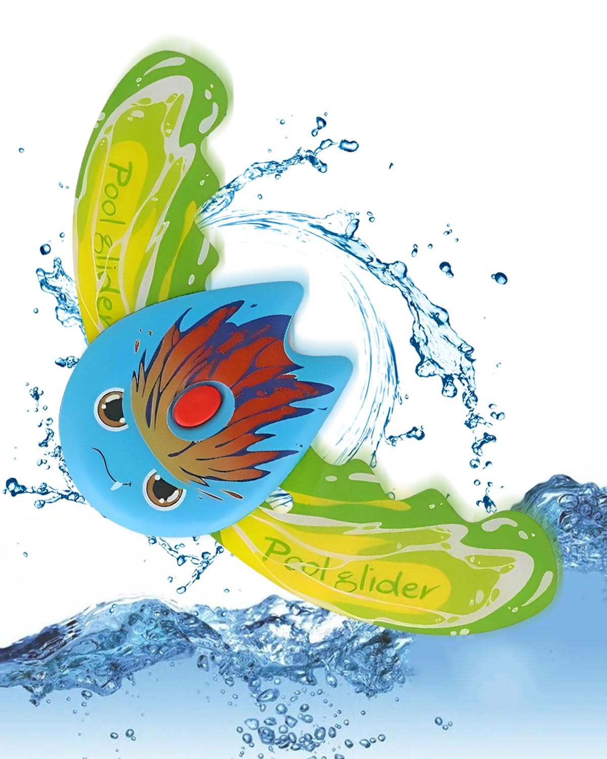 QLEUIFT 1 Stück Wasserspielzeug Kinder,Pool Spielzeug Kinder, Schwimmbad Tauchspielzeug, Sommer Poolparty Geschenk für Jungen und Mädchen(Blau)