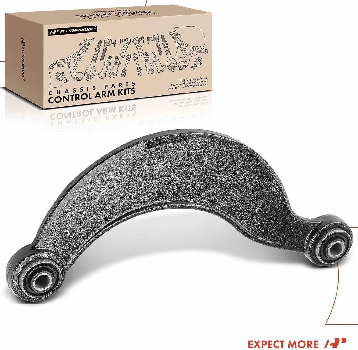 A-Premium Rear Upper Control Arm, with Bushing, Compatible with Ford Focus 00-18, C-Max 13-18, Mazda 3 04-14, 3 Sport 09-13, 5 06-17, Volvo C70 06-13, C30 07-13, S40 04-11, V50 05-11