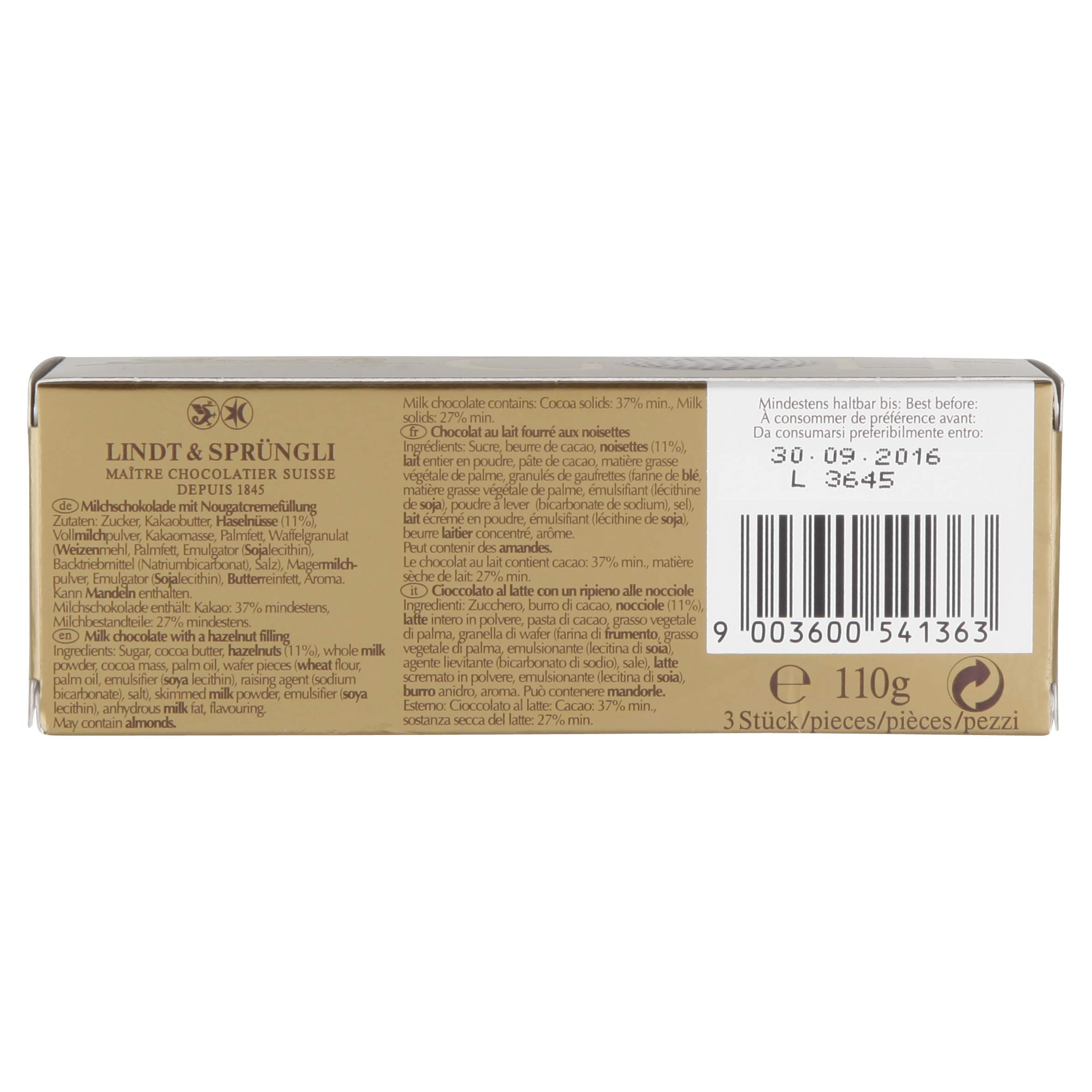 Lindt - GOLF BALLS - Chocolat au lait - Présentoir de 10 étuis de 110g
