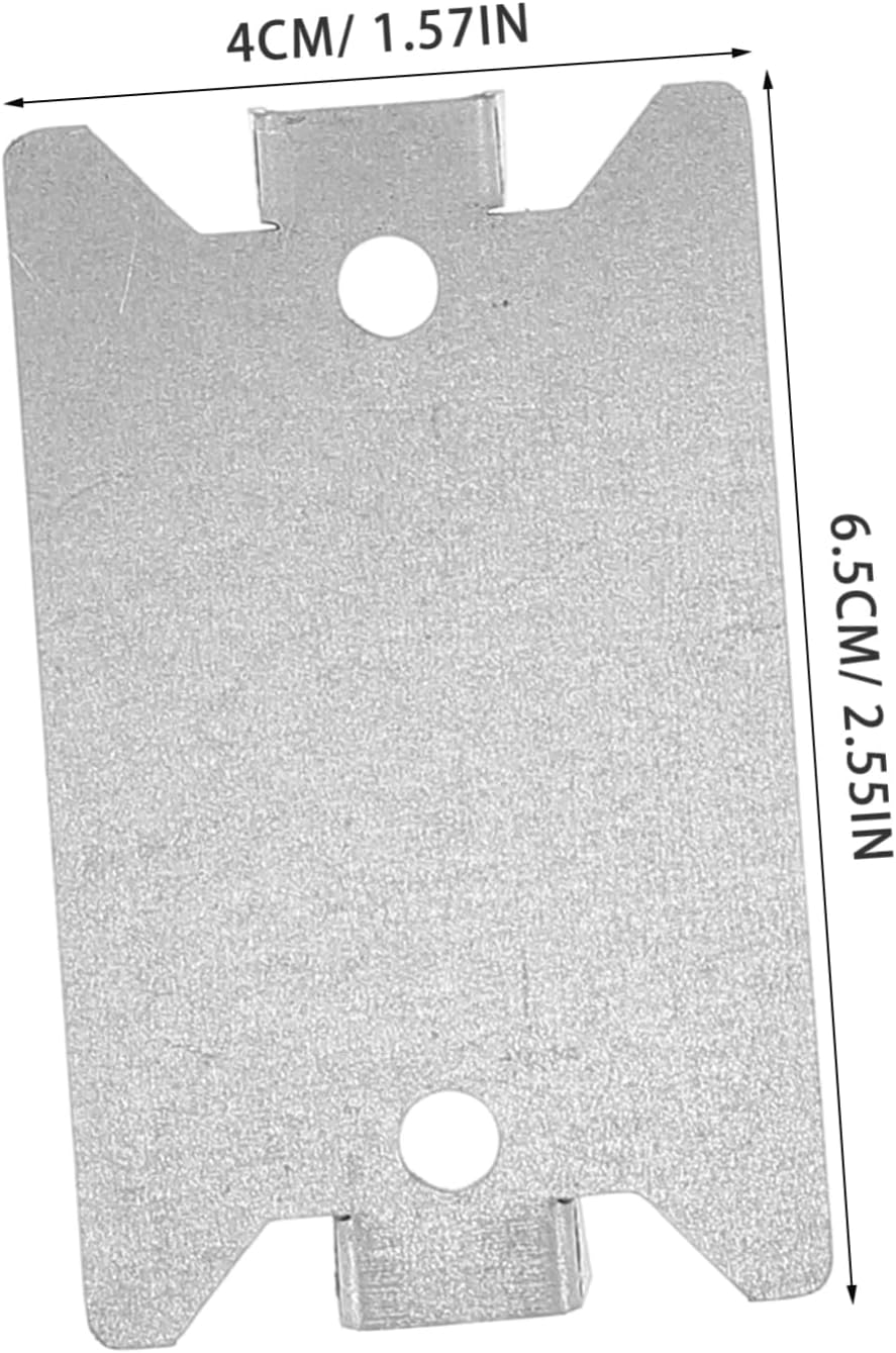 50pcs Electrical Wire Protection Nail Plates Cable Tube Protect Plates for Bulk Wire Management