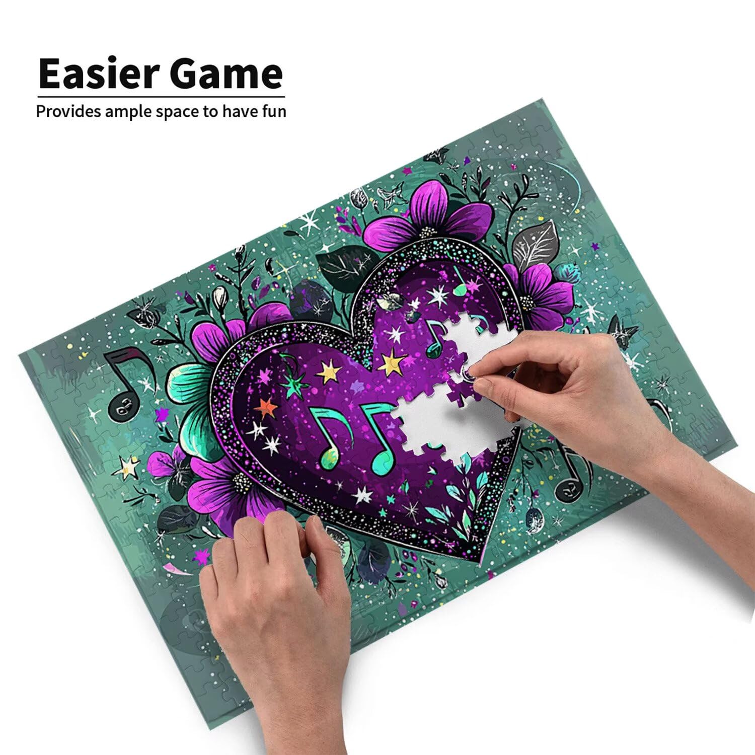 Puzzle 6000 sztuk Puzzle dla dorosłych 179x105 cm Gra edukacyjna Prezenty dla dorosłych i dzieci od 14 lat, kreatywny prezent dla relaksu - (Kwiatowa miłość) t-340