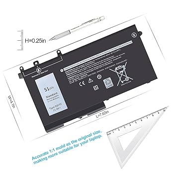 Amazon.com: 93FTF Laptop Battery for Dell Precision 15 3520
