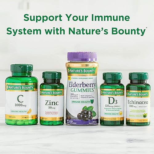 Miniatura 4 de Natures Bounty Vitamina C con suplemento de zinc apoya la salud inmune 60 mg 60 tabletas