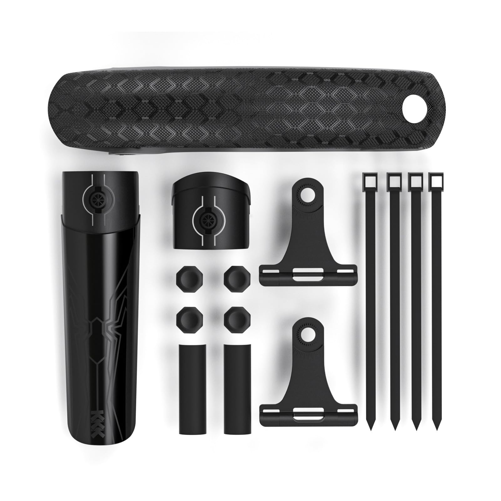 Garde-boue réglables pour garde-boue de VTT, installation et retrait faciles, s'adapte aux pneus de 66/27,5/29", boucle de verrouillage et réglage de l'échelle, plastique de qualité