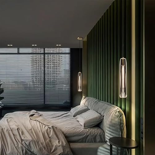 Miniatura 4 de Lámparas colgantes para isla de cocina, lámparas colgantes, lámparas colgantes de cocina, luz colgante de luz ahumada, pantalla de cristal gris,