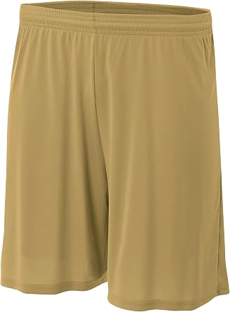 A4 N5387 Men Classic Cooling Performance Shorts Workout Gym Athletic Short - Vegas Gold- 3X-Large