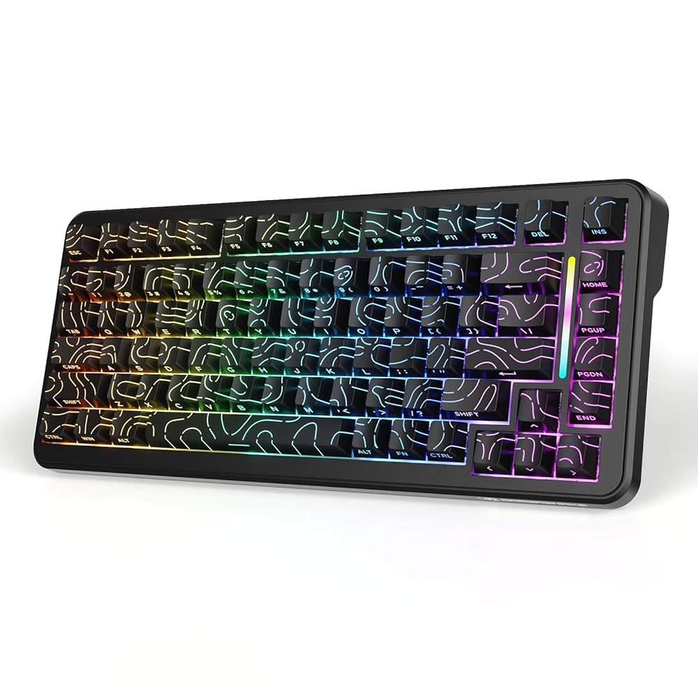 M82HE 磁気スイッチ75% ラピッドトリガー ゲーミングキーボード ホワイト Amazon | MAMBASNAKE M82HE ラピットトリガー ゲーミング