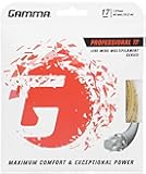 Gamma Sports Live Wire Tennis Racket String Multifilament Series- Softer Cushioned Feel For Exceptional Power and Greater Control That Is Easy On The Arm - 16L, 17, or 18 Gauge (Natural)
