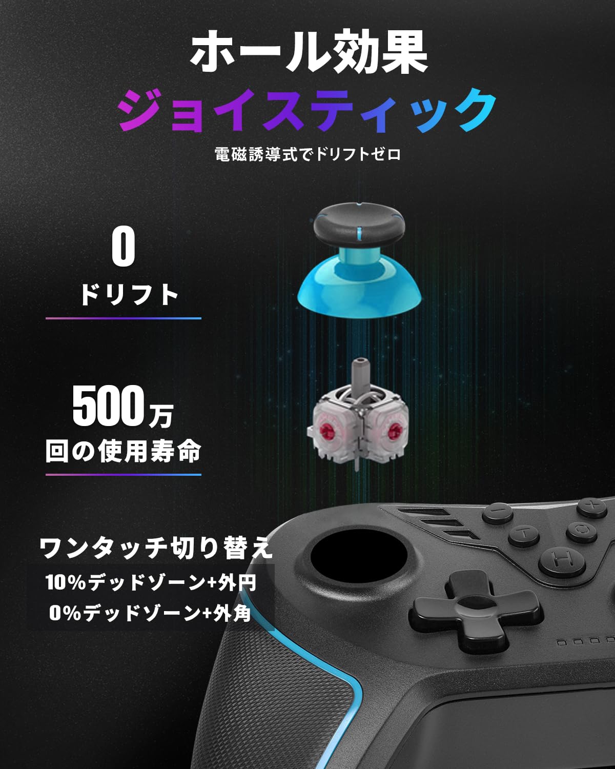Amazon.co.jp: Switch用 コントローラー PC コントローラー マクロ機能