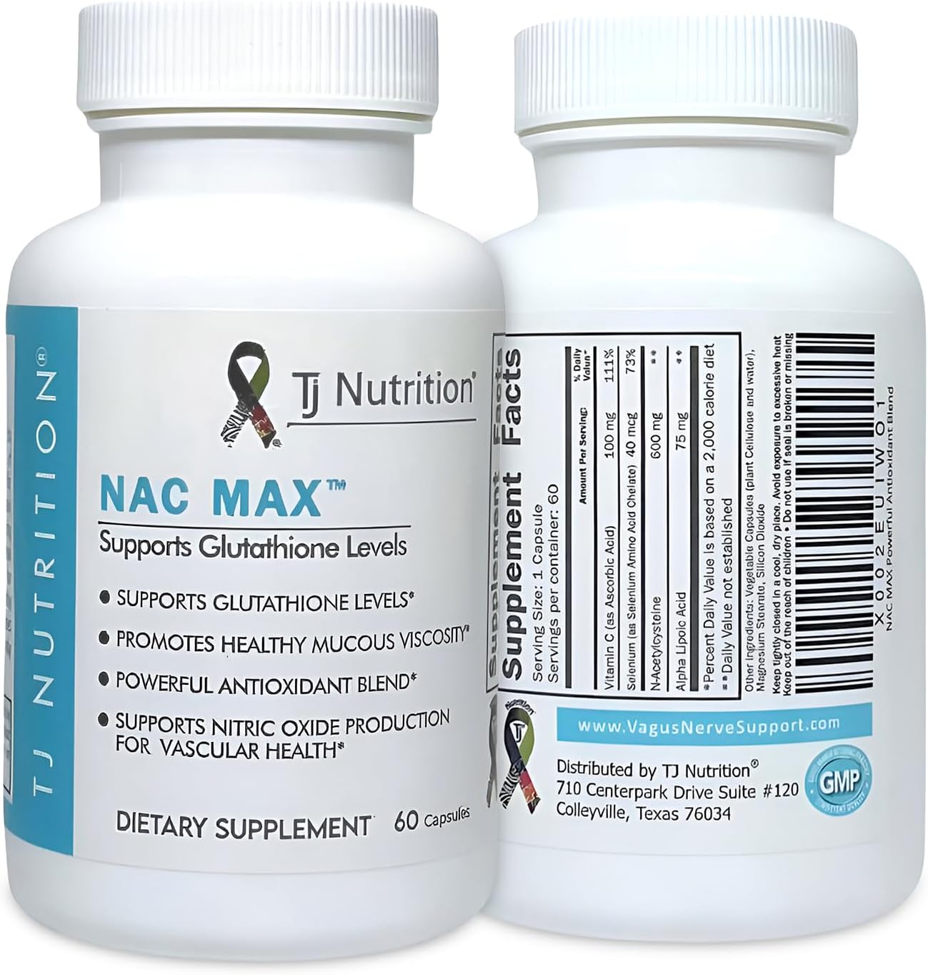 NAC MAXโข - The Ultimate N-Acetylcysteine Blend - supports immune system - respiratory health - liver health - better than NAC alone