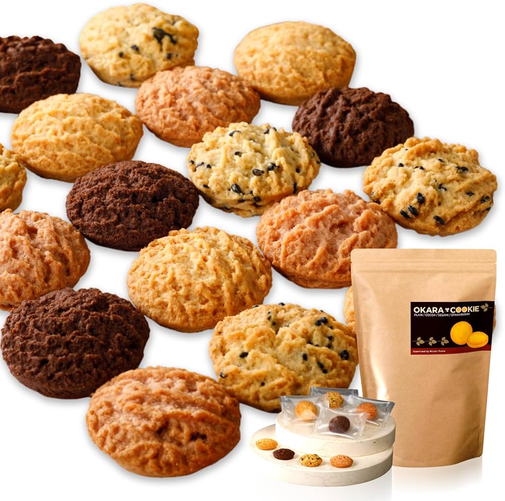 Amazon.co.jp: ZUBORA DIET おからクッキー (個包装 / 36枚入り