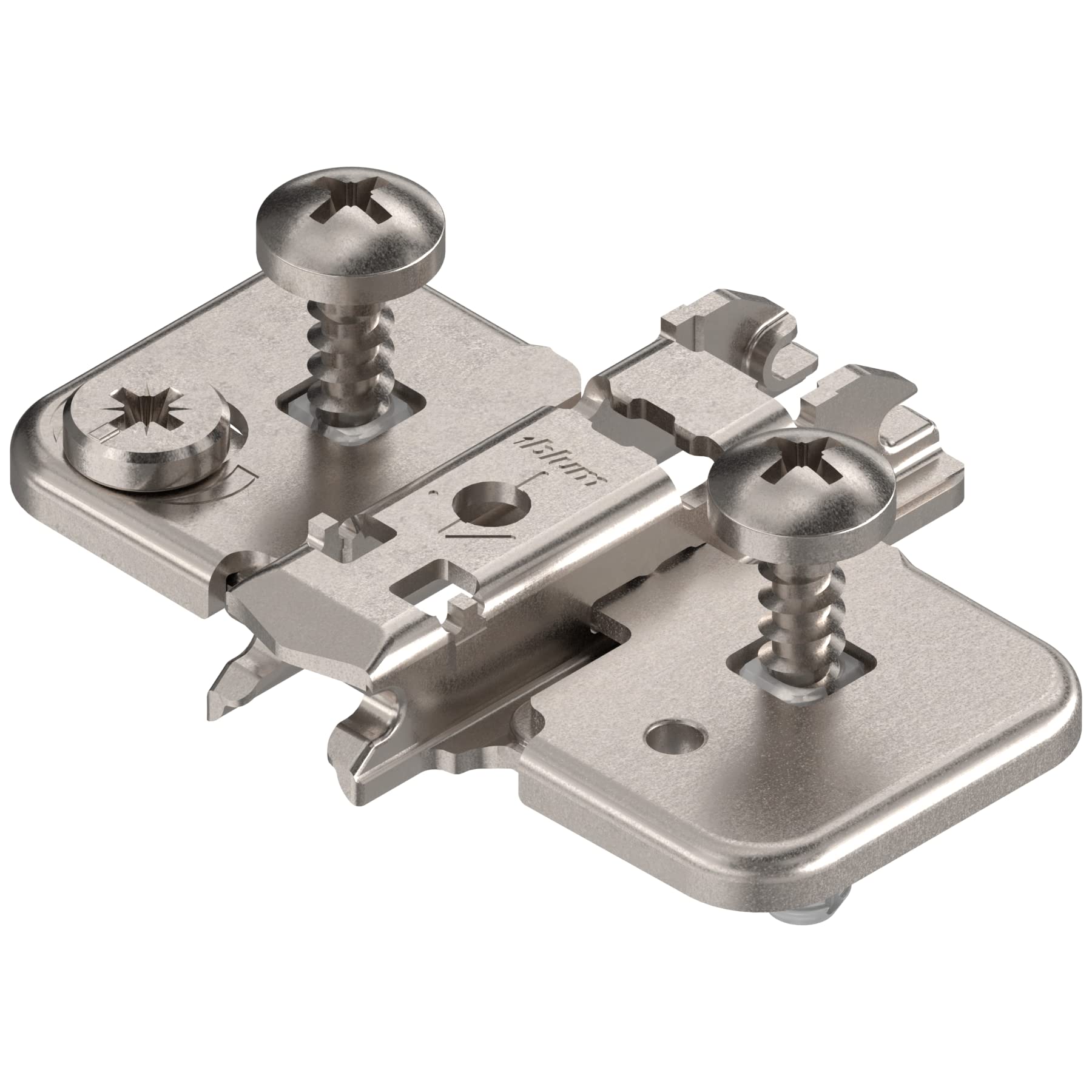 siwitec Blum CLIP top 110° Scharnier Anschr BLUMOTION vernickelt Eck 10er