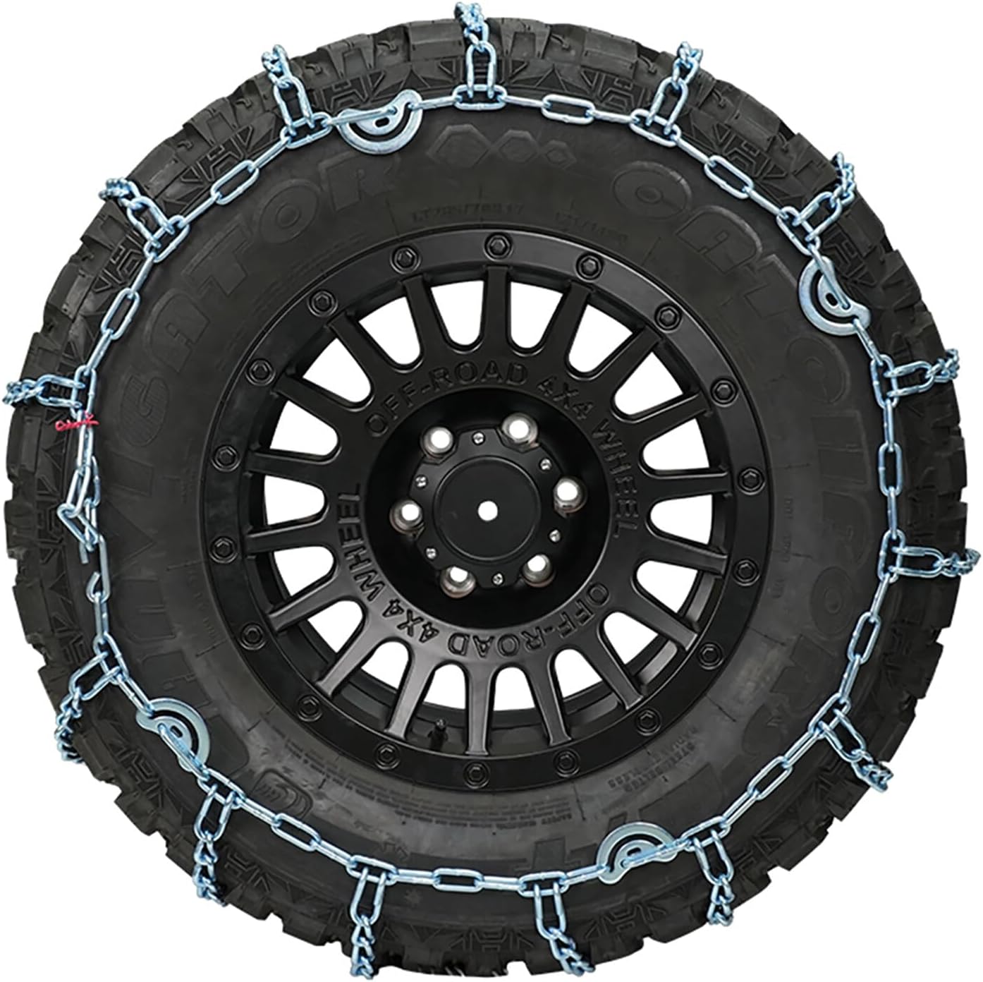 OCPTY Snow Chains For Car,Emergency Security Snow Chain Tire Chains,2 Pack Universal Tire Chains For Car/SUV/ATV/Semi Trucks(225 235 245 255 265 275 285 295 15" 16" 17" 18" 19" 20")