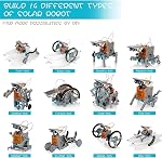 14-in-1 Kit robot solaire pour enfants, Projets pour enfants âgés de 8 à 12 ans, Éducation STEM Jouet scientifique, DIY Solar Power Building Kit, Ensemble Robotique Jouets Cadeau pour Garçons filles 8 9 10 11 12 Années