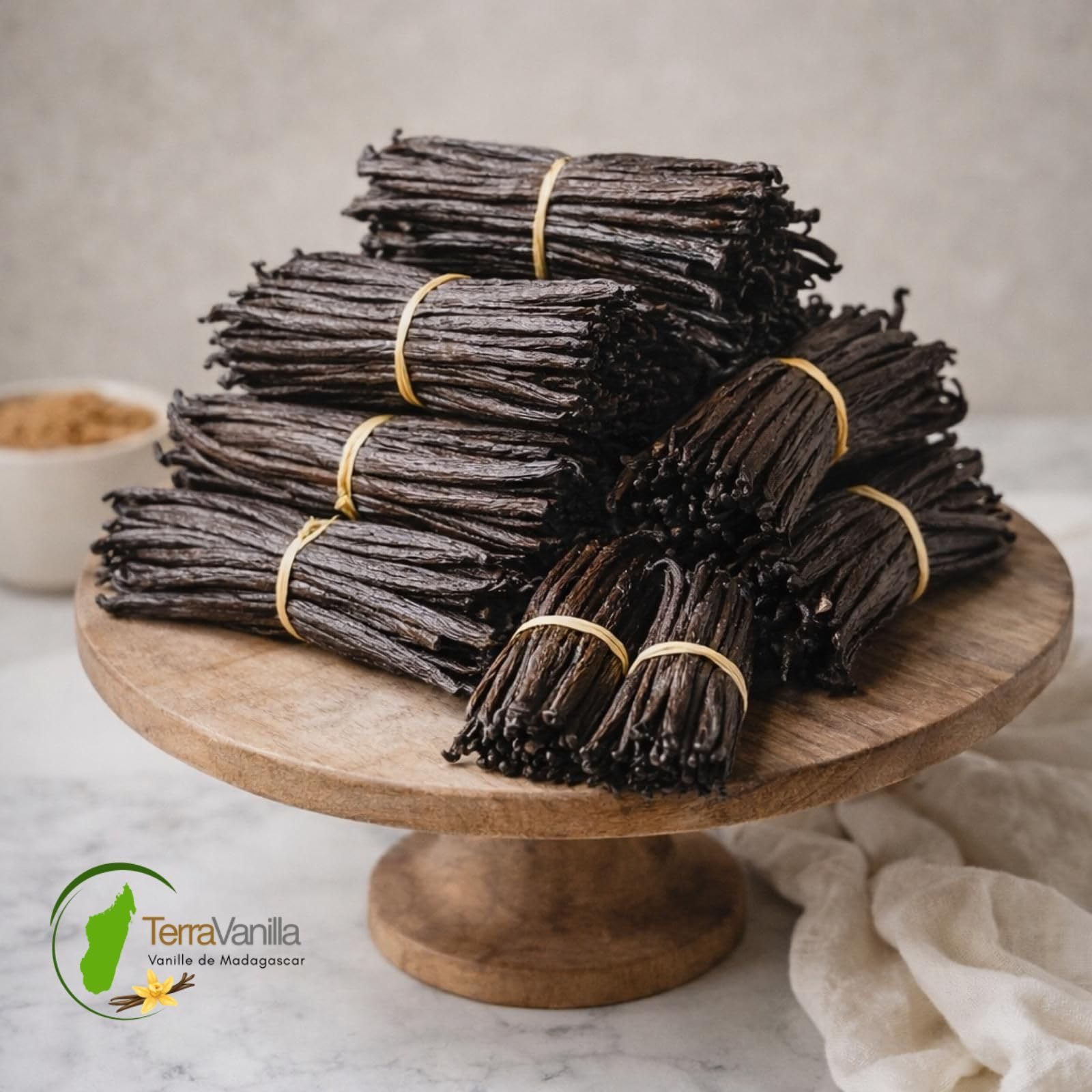 TerraVanilla Vanille de Madagascar Bourbon - Gourmet, 17-19 cm | 500 g