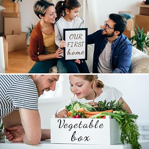 Miniatura 5 de BAMIDELE Plantillas de letras para pintar sobre madera, 50 plantillas de caligrafía del alfabeto para dibujo con números, signos, flores, plantillas