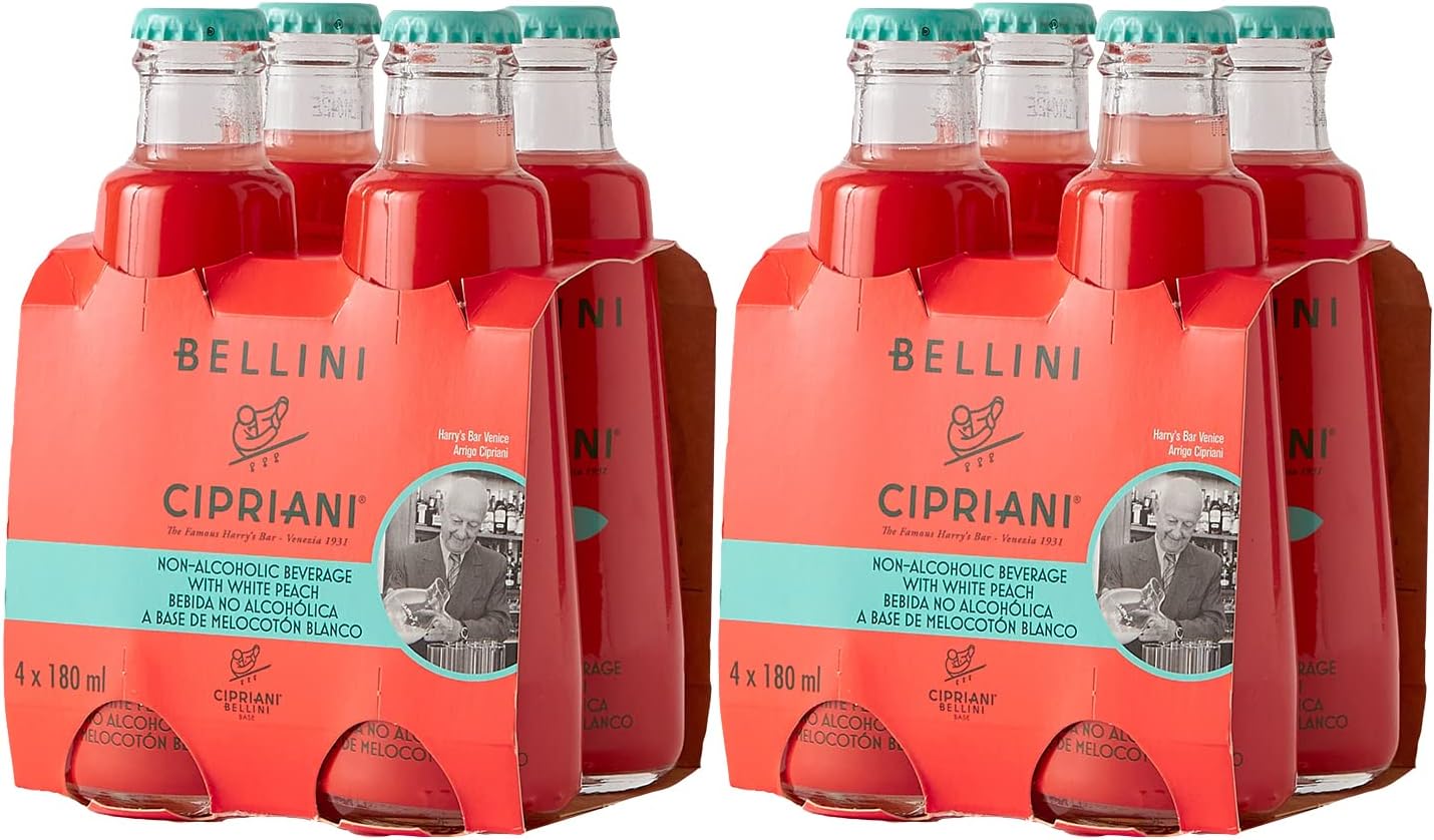 Bellini Cipriani Cipriani White Peach Virgin Bellini Mix 4 - 6.09 Fluid Ounce