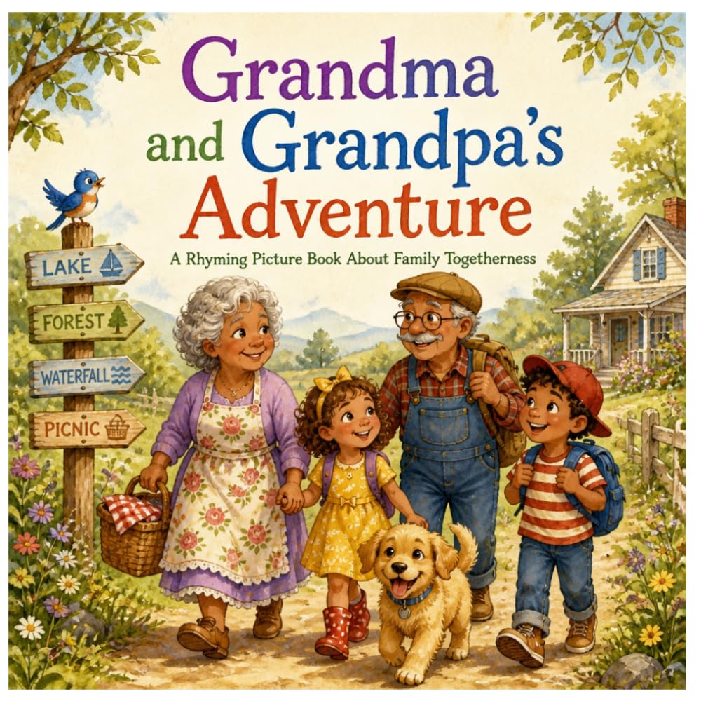Grandma and Grandpa's Adventure: A Rhyming Picture Book About Family Togetherness: 1 (Grandma & Grandpa Adventures: Rhyming Picture Books for Kids)