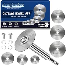 Inside Pipe Cutter for PVC Pipe, Impact Connect Inside PVC Pipe Cutter, 6 Replacement Saw Blades with 1pc Long 1/4" Hex Shank Long Shank