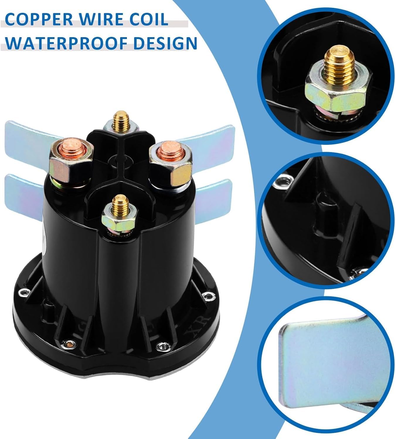 12v 150A TER Solenoid Switch Relay Replace 684-1261-212 684-1251-212