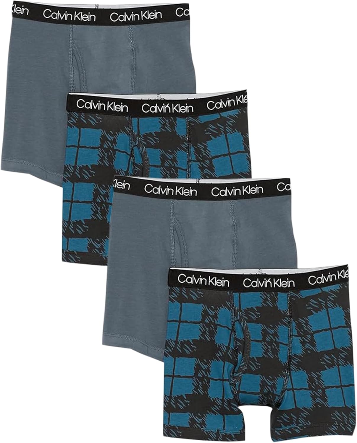 Calvin Klein Boys' Underwear Four Pack Boxer Brief Value Pack