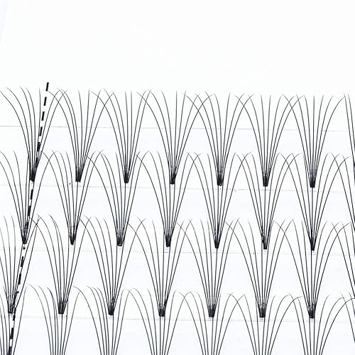 Miniatura 3 de 120 extensiones de pestañas postizas de 0.07 a 0.71 pulgadas para elegir abanicos de volumen 7D, grosor de 0.003 in, rizo D, injerto natural,