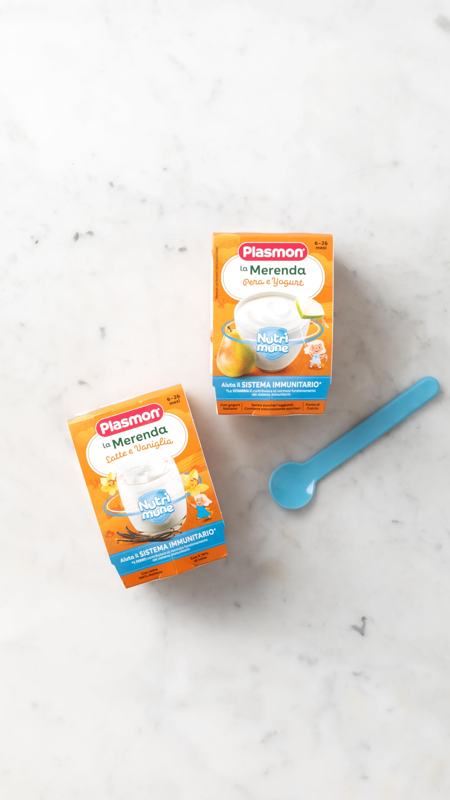 Plasmon Merenda Pera e Yogurt 2x120g (12 Confezioni)