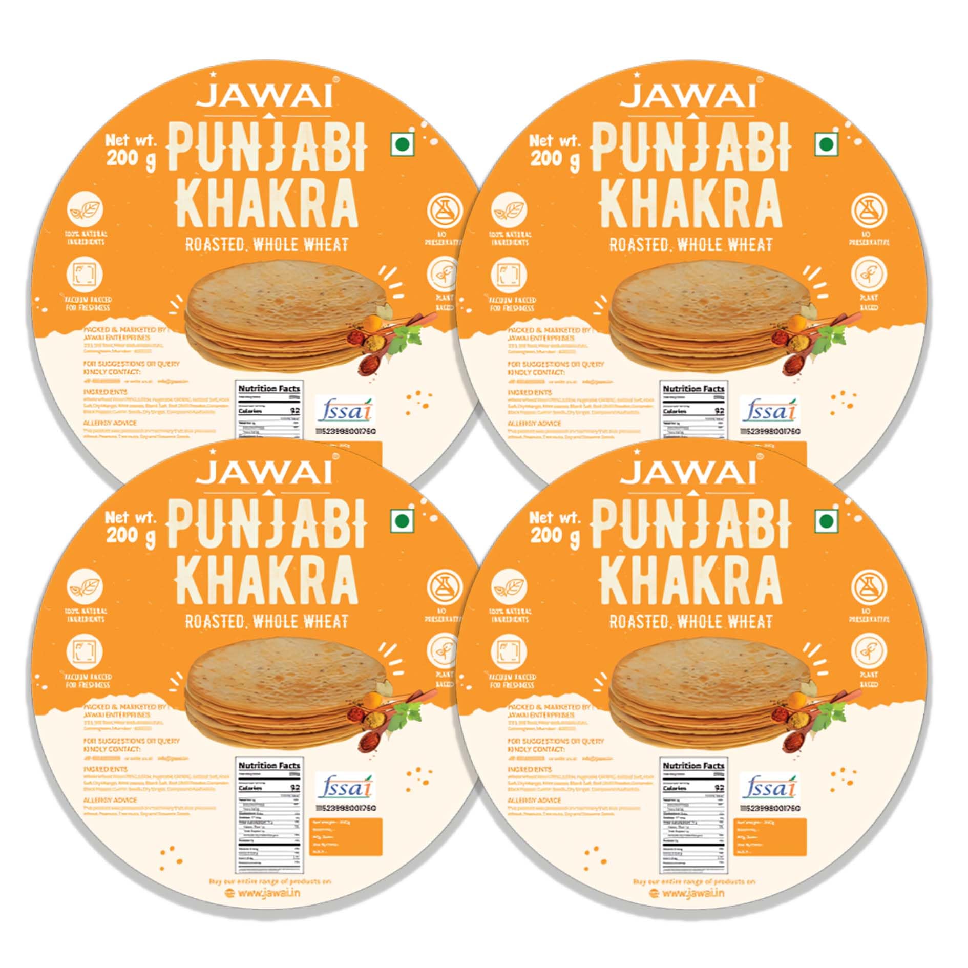 JAWAI Roasted Whole Wheat Khakra Combo Punjabi Khakhra, Plant Based, Ready To Eat Healthy Snacks, Vaccum Packed Indian Snacks (Punjabi Flavour) (B0D6R7ZND3) Amazon Price History, Amazon Price Tracker