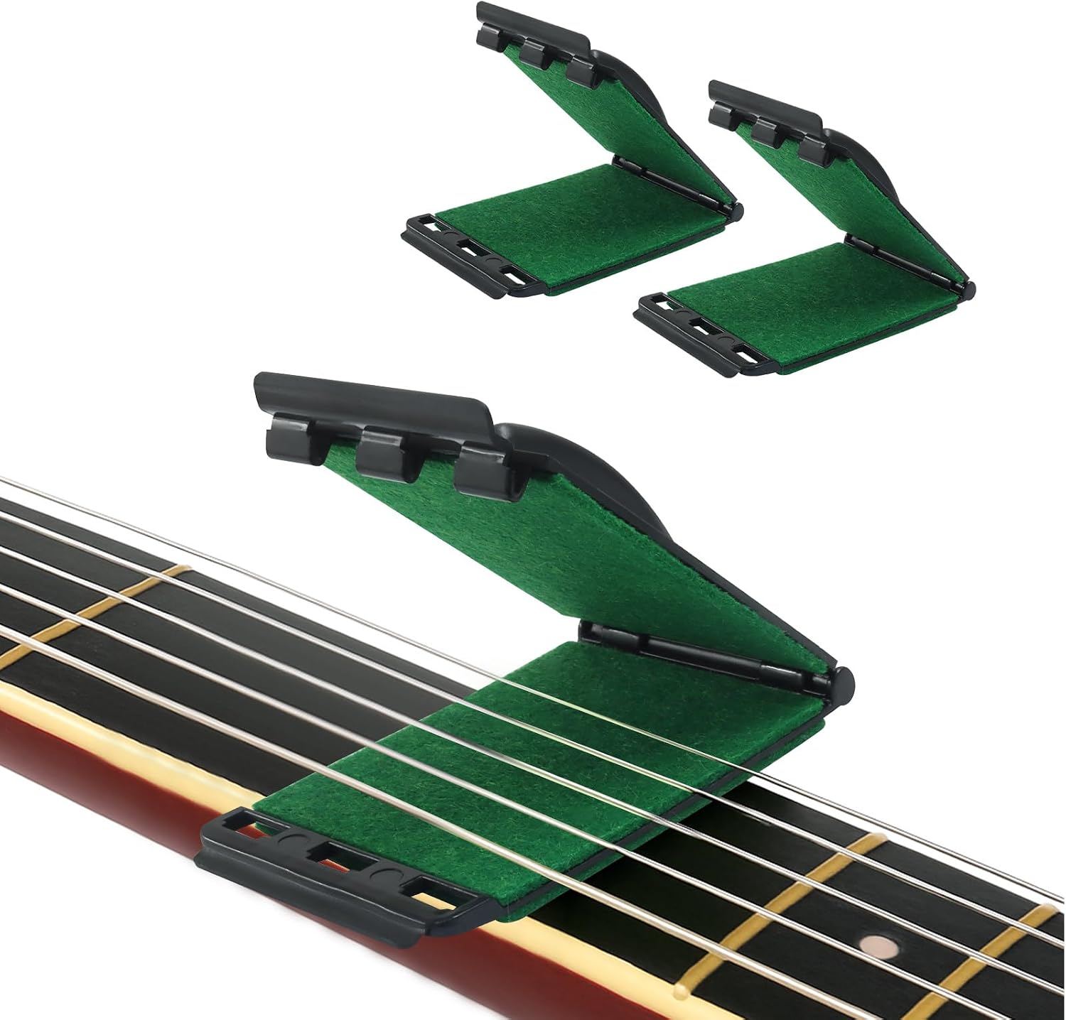 4Pcs Guitar String Cleaner Fretboard Cloth, Coarse