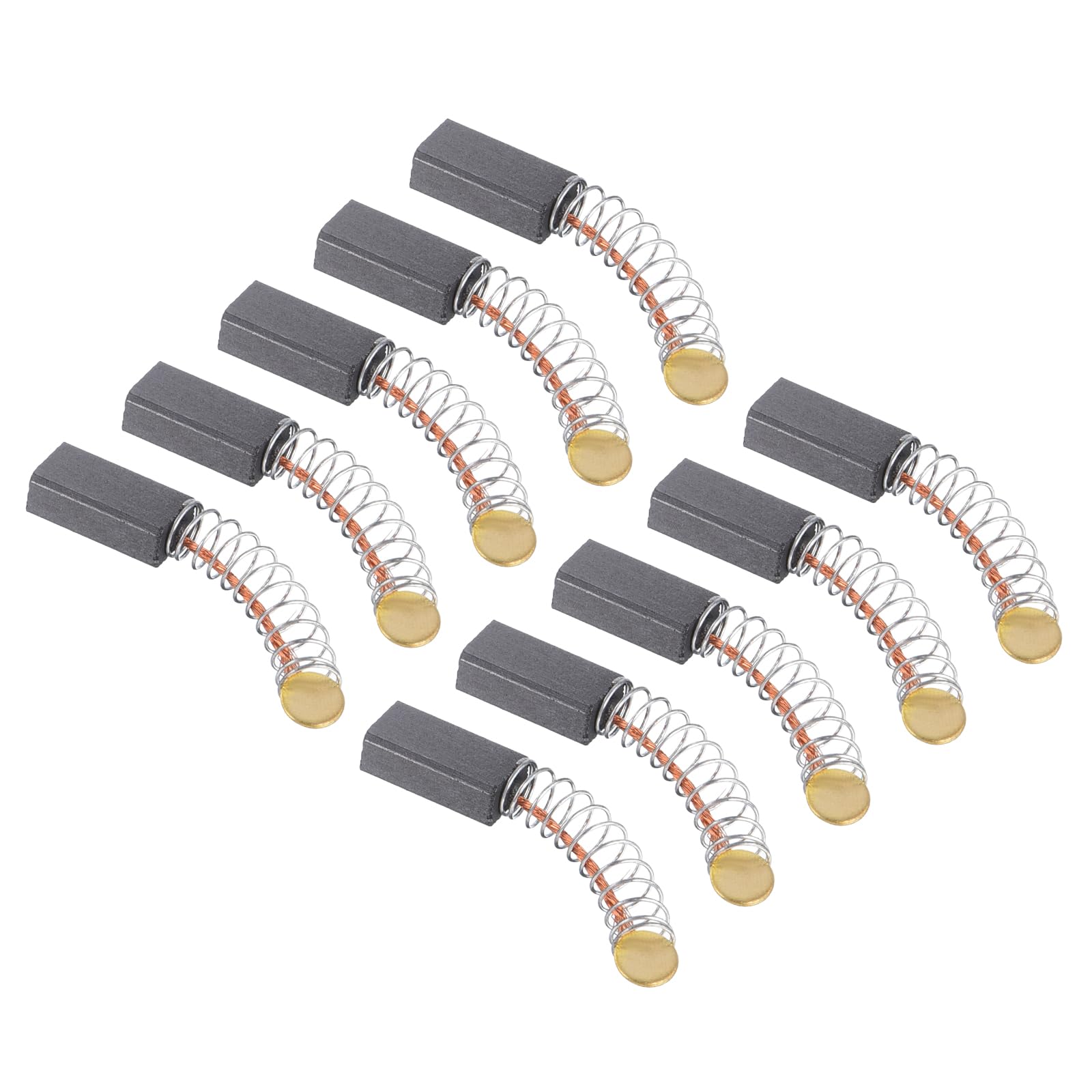 QUARKZMAN Carbonio Spazzola 12mm x 6mm x 4mm 10 Pezzi Ricambio Motore Elettrico per Utensili