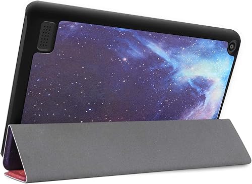 Miniatura 6 de Maomi Funda para Kindle Fire 7 2019 2017 versión 9 7 generación funda inteligente plegable de piel sintética con encendido y apagado automático