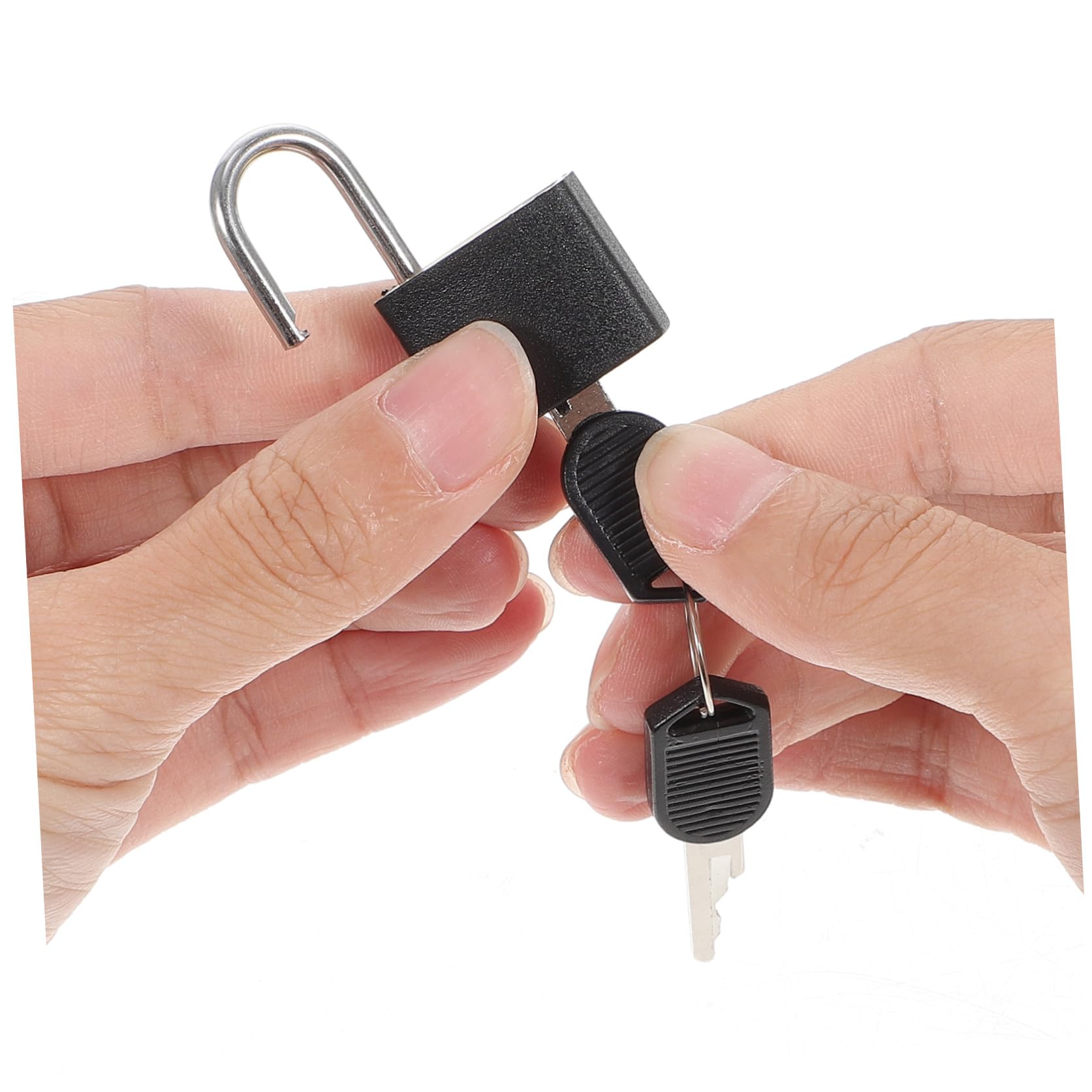 4 Set Piccolo Lucchetto Per Valigia Piccoli Lucchetti Per Valigie Valigia Zaino Lucchetti Per Armadietti Da Palestra Piccole Serrature Dello Zaino Acciaio Black 7 Pezzi * 4