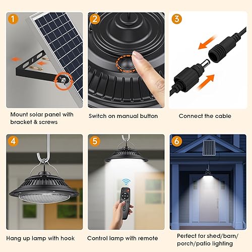 Miniatura 7 de SunBonar Lámpara colgante solar de una sola cabeza