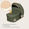 LIONELO Amber Plus 3-in-1 Multifunctional Pushchair from 0 to 4 Years up to 22 kg with XL Baby Tub Child Seat up to 13 kg Adjustable Backrest Large 360o Off-Road Wheels XXL Hood
