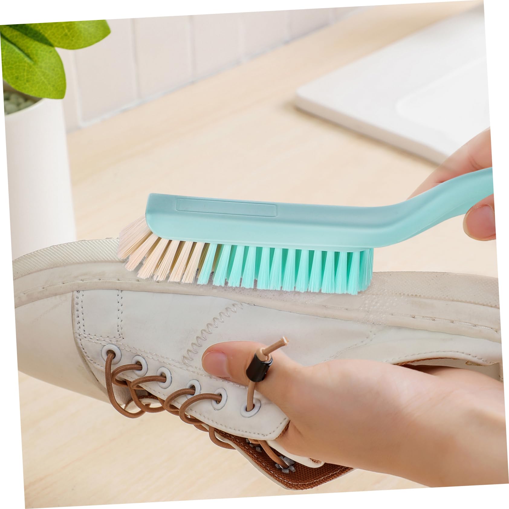 LIFKOME 4 Juegos De Cepillos De Lavandería con Mango Ergonómico Y Cepillos para Fregar Zapatos Versátiles para La Limpieza De Tapicería Y Alfombras.