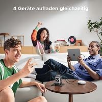 UGREEN UNO 100W GaN USB-C Töltő 4 Portos LED Kijelzővel - Robot Dizájn MacBook, iPad, iPhone, Galaxy Készülékekhez (Fekete) 4