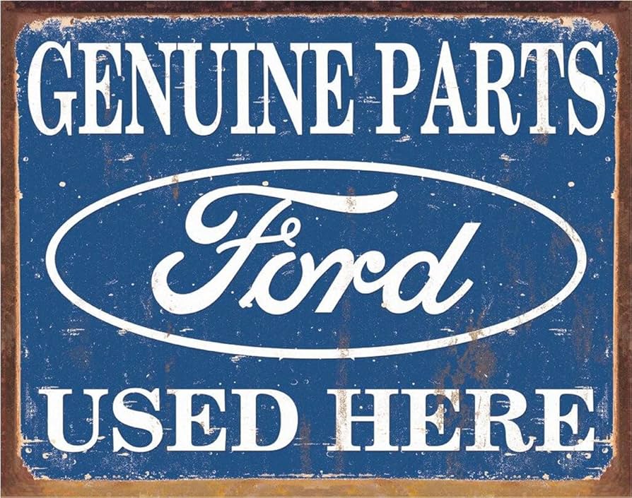 Ford vintage Genuine Parts ヴィンテージ　看板 Ford vintage Genuine Parts ヴィンテージ看板