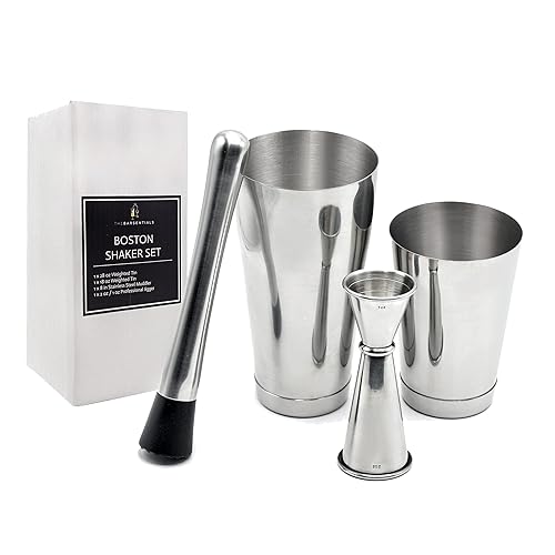 TheBarsentials Boston Shaker Set for Cocktails with 28oz and 18oz