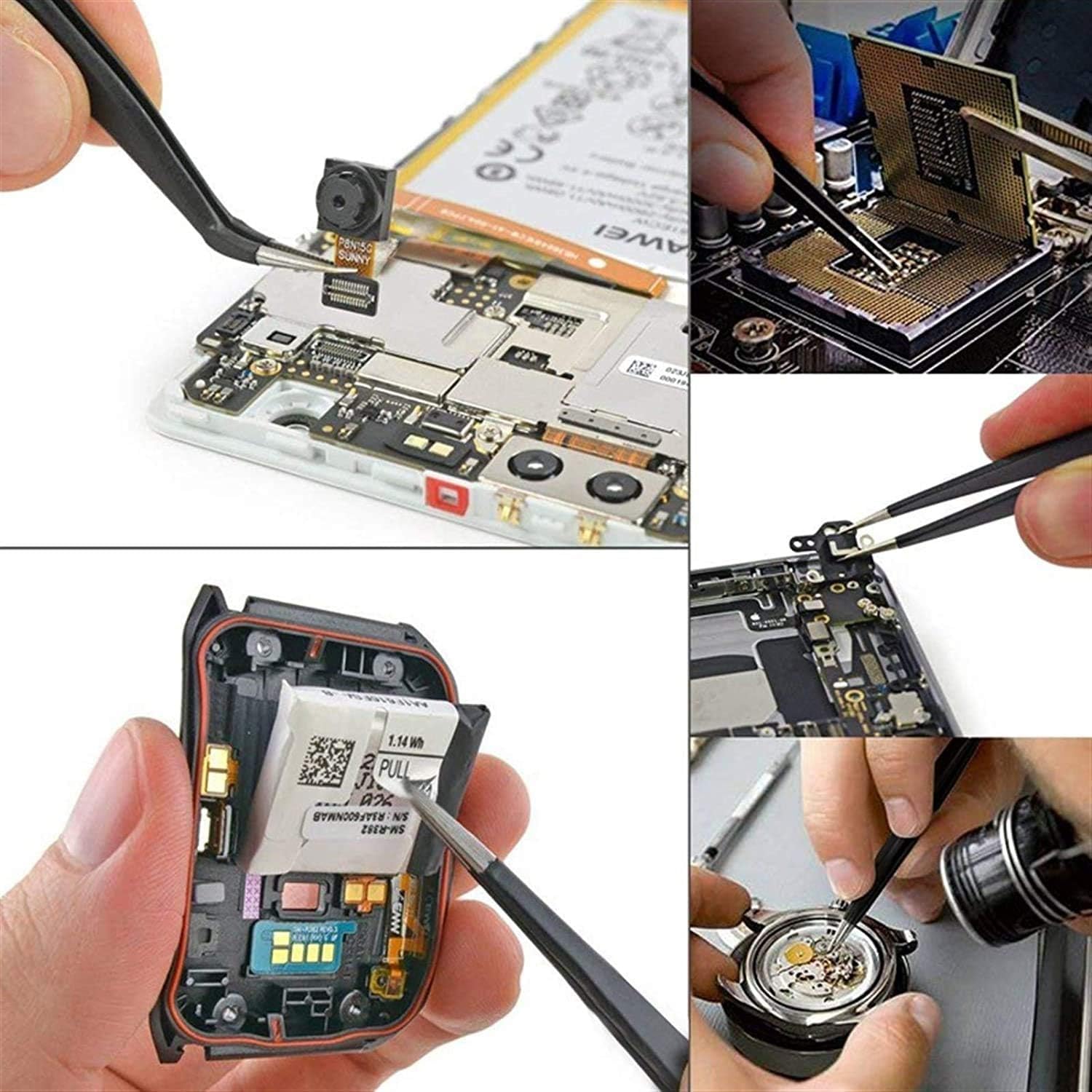 Niezawodna Lutownica Handskit 90w Zestaw Lutownicy Cyfrowej Lutownica Elektryczna Z Zestawem Multimetrów 5szt Groty Lutownicze Narzędzia Spawalnicze, 90w Iron