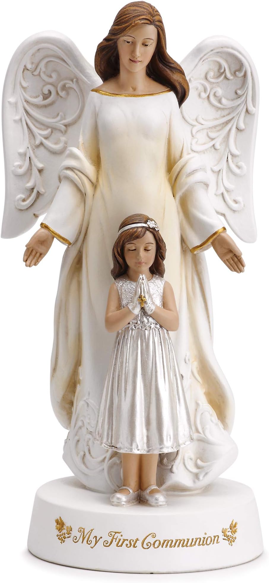 Holy Family in Carpenter Christmas Nativity Figurine - 9.5" - Brown