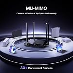 Tenda AC1200 WiFi Routeur, routeur sans fil à double bande 4 x 100 Ports Ethernet Mbps, Prise en charge APP, Invité WiFi, Mode Point d'accès, IPv6, Contrôle parental(AC6)