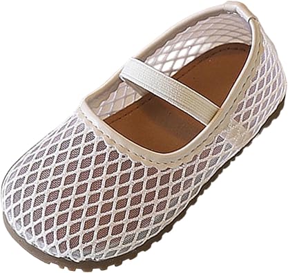 Girls Mesh Mary Jane Ballet Flats Comfortable Casual Styles Strap Comfy Fishnet Ballerina Flat Shoes