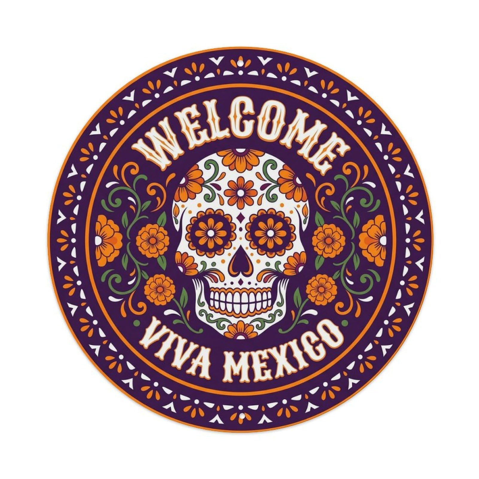 Vintage Welcome Guest Room Metal Tin Sign Plaque