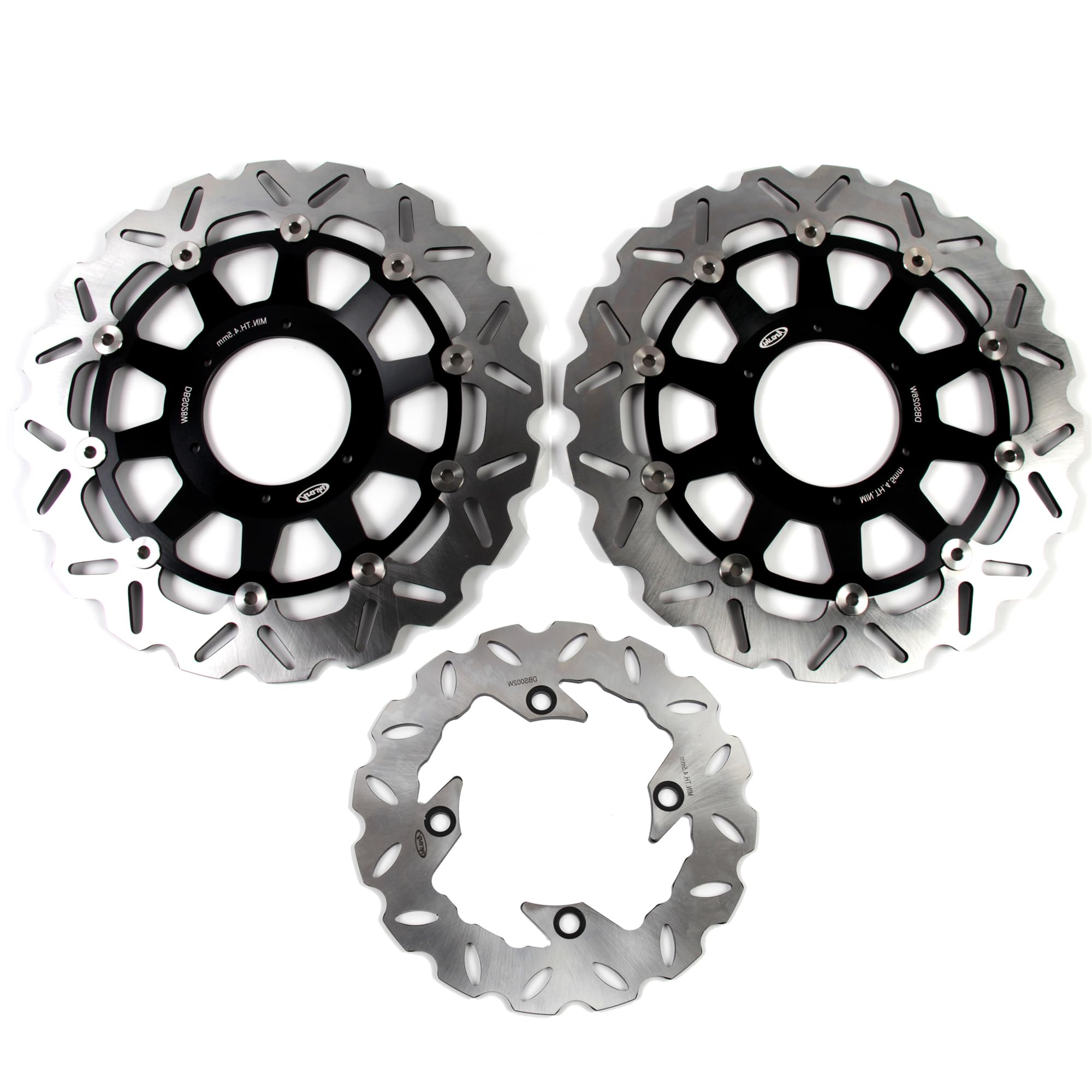 Rotores Discos de Freno Delantero Trasero para Hon.da CBR929RR 2000 2001 Accesorios de Motocicletas CBR 929 RR CBR929 929RR 00 01 Negro CBR954RR 2002-2003