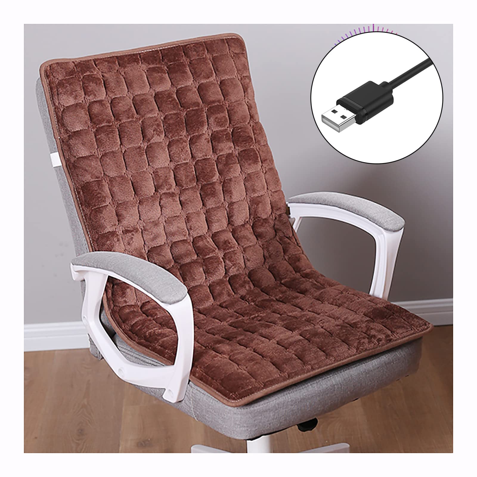 Coussin chauffant chaise de bureau pour soulager le dos avec 3 températures