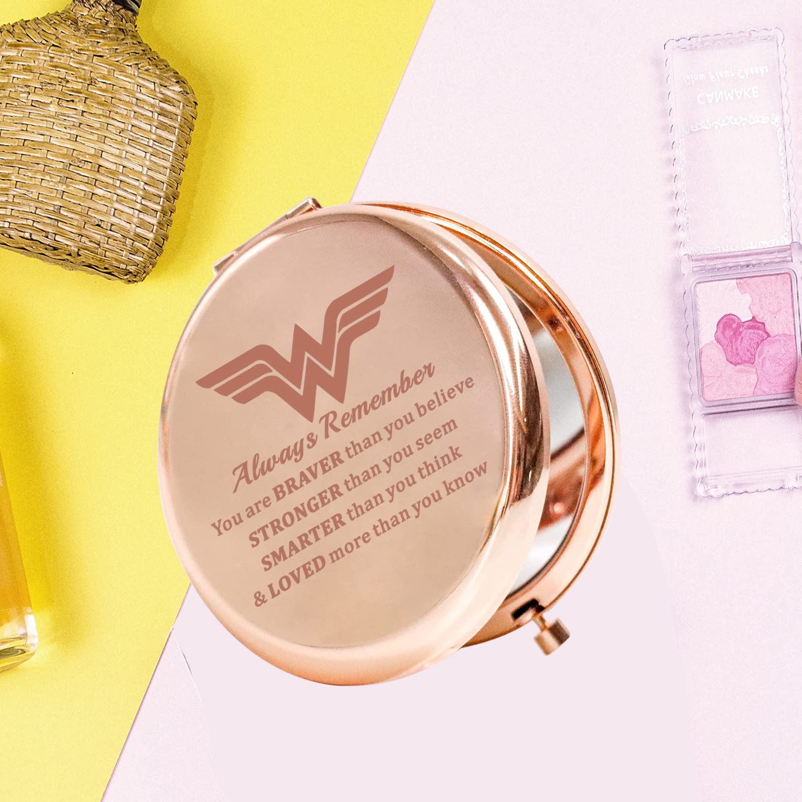 KEYCHIN Taschenspiegel Mit Motto – Inspirierend & Praktisch