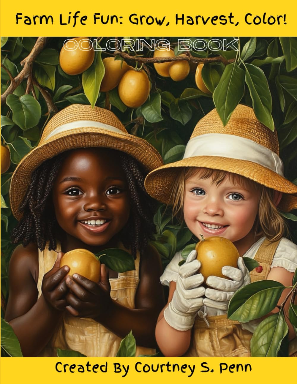 Farm Life Fun: Grow, Harvest, Color!