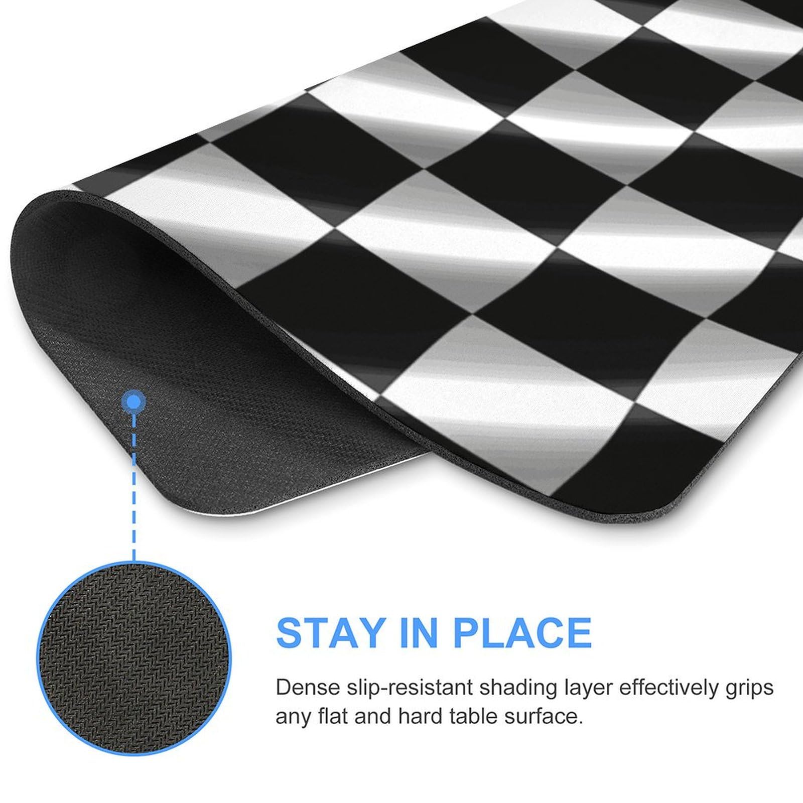 Jesus Faith Mouse Pad, Fashion Desktop Notebook Mouse Mat PC Gaming De Square Mousepads For Women Men