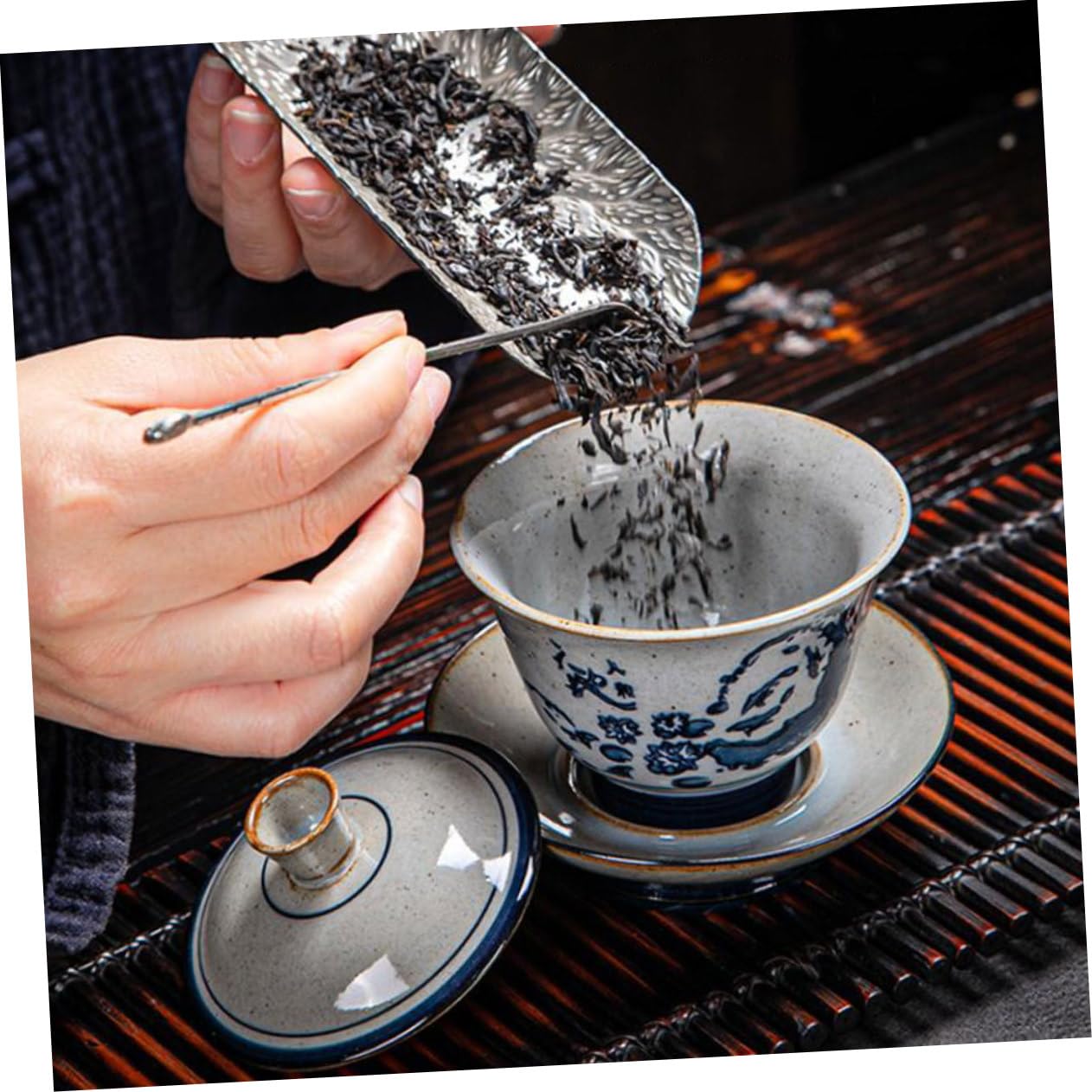 Mikinona 1satz Keramische Teeschale Im Vintage-stil Mit Unterteller Traditionelles Teeservice Für Stilvolles Teetrinken Für Teezeremonien Für Teeliebhaber