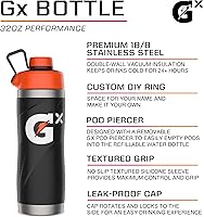 Vista 2 de Gatorade Botella de acero inoxidable Gx, 32oz